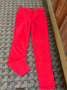 Judy Blue Bright Red Skinny Jeans